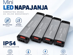 Napajanje mini 72W/24V LED traka IP54