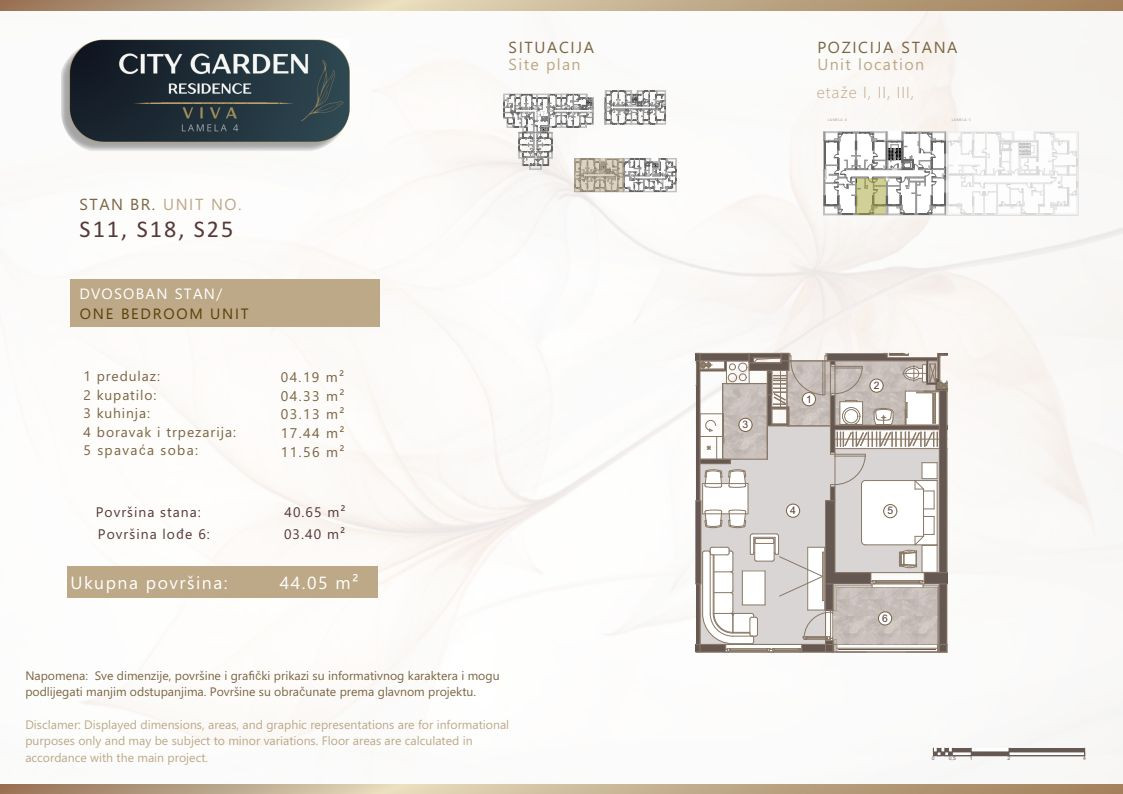 Stanovi u izgradnji, Hisete, dvosobni 41,29m2 do 48,26m2 10