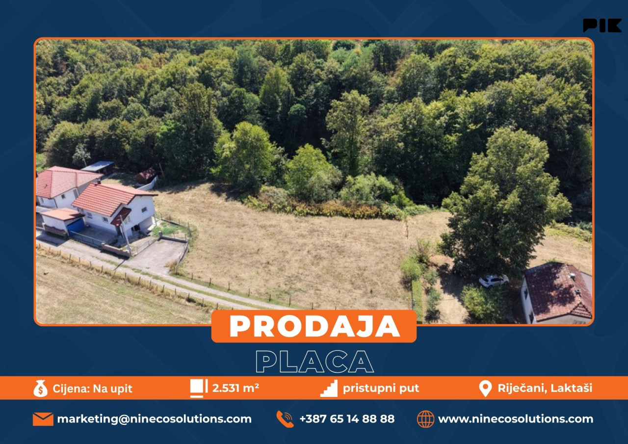 PLAC - LAKTAŠI - 2.531 m2