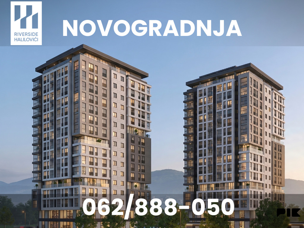 Stanovi u novogradnji Riverside Sarajevo - Novi Grad