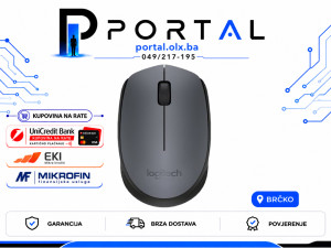 Logitech M170 Grey Bežični Miš - Baterija Do 12 Mjeseci