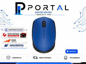 Logitech M171 Blue Bežični Miš - Baterija Do 12 Mjeseci