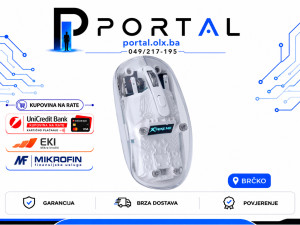 Xtrike Me GW-114 Transparentni Gaming Miš - BT / 2.4G / RGB