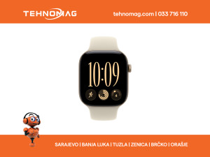 Apple Watch S12 GPS 46mm Light Gold Aluminium Case with Sand Spor