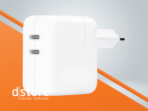 Apple Punjač kućni, brzi, 2 x USB type C,  35 W, dstore