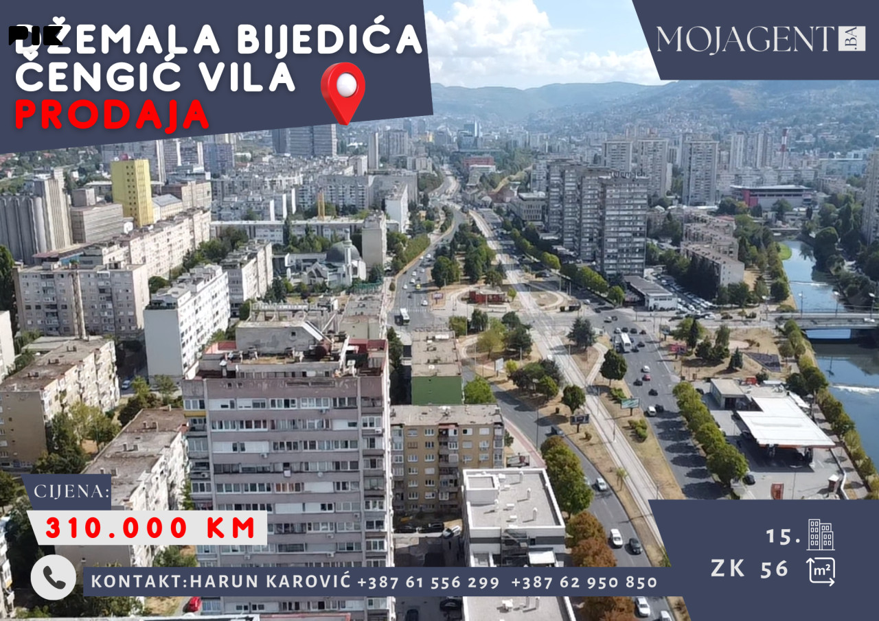 Džemala Bijedića - Čengić Vila - Novo Sarajevo - mojagent.ba