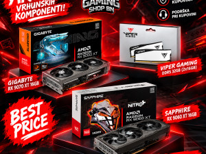 AKCIJA  GIGABYTE RX 9070 XT , RX  9060 XT 16GB, 32GB 6000MHZ CL30