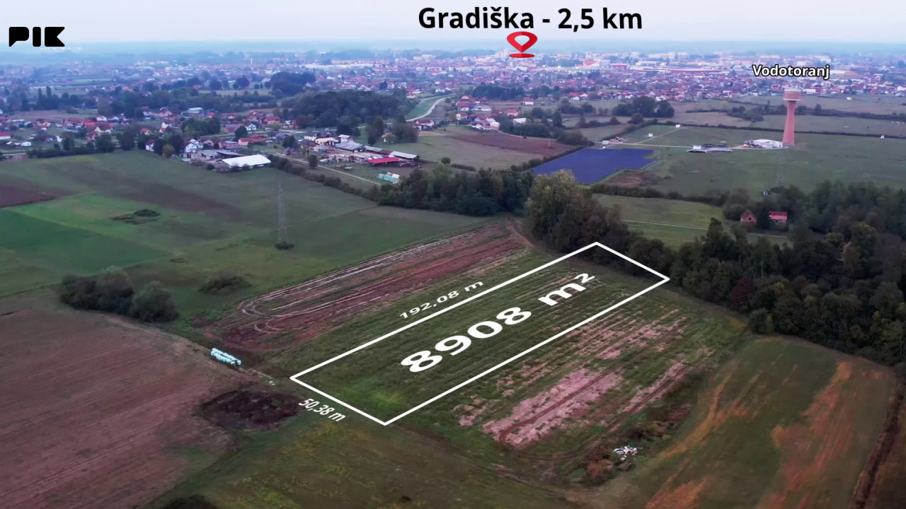 Zemljište - plac Gradiška placevi Žeravica njiva - poljoprivredno 2