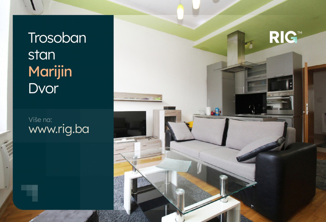 TROSOBAN STAN / CENTAR, Marijin Dvor / NAJAM