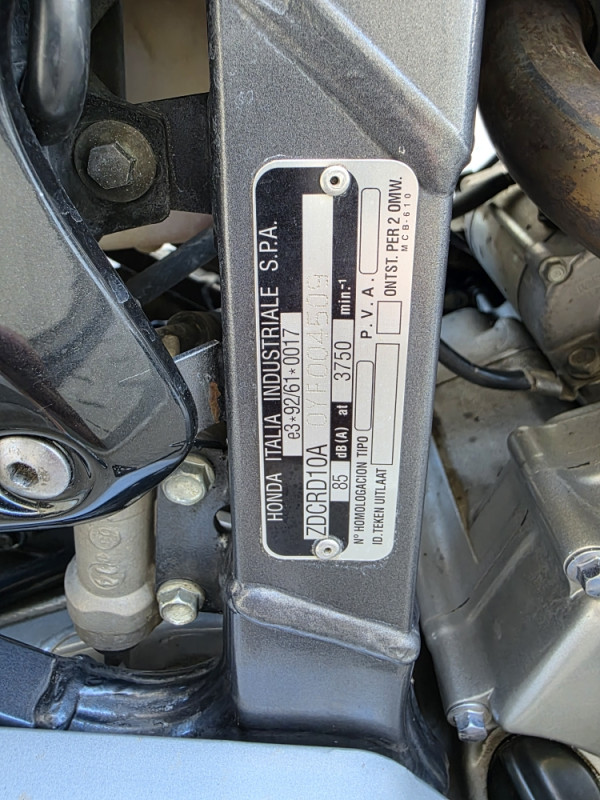 HONDA TRANSALP XL 650 2000G 065 007 017