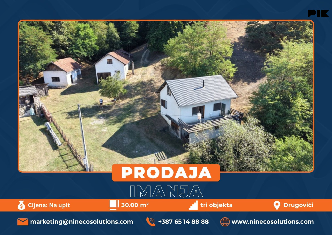 IMANJE - DRUGOVIĆI - LAKTAŠI - 30.000 m2