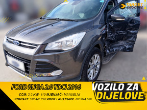 DIJELOVI FORD KUGA 2.0 DIZEL 2016 MJENJAC MOTOR C20DD0X