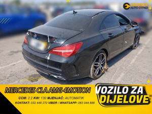DIJELOVI MERCEDES CLA AMG 2.2 DIZEL 4X4 2017 MJENJAC MOTOR 651