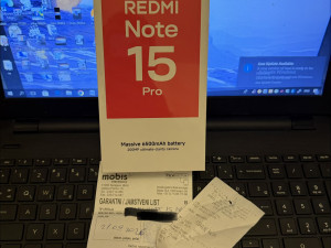 REDMI NOTE 15 PRO 512/12 NOVO VAKUM 2GOD GARANCIJA RACUN