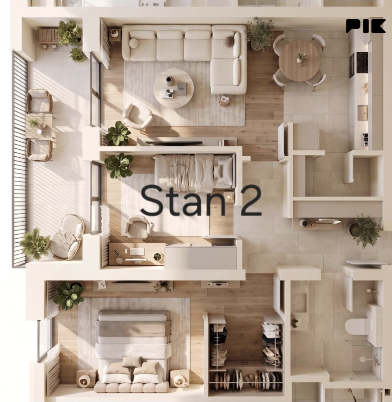 Stan Bugojno 67.5 m2