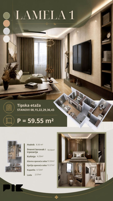 D4 - DOBRINJA 4 - TWO-ROOM APARTMENTS DIRECTLY FROM THE DEVELOPER photo 3