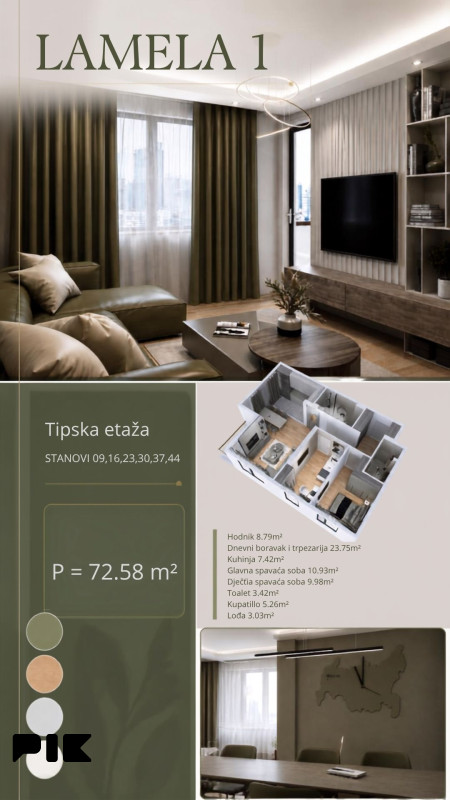 D4 - DOBRINJA 4 - TWO-ROOM APARTMENTS DIRECTLY FROM THE DEVELOPER photo 4