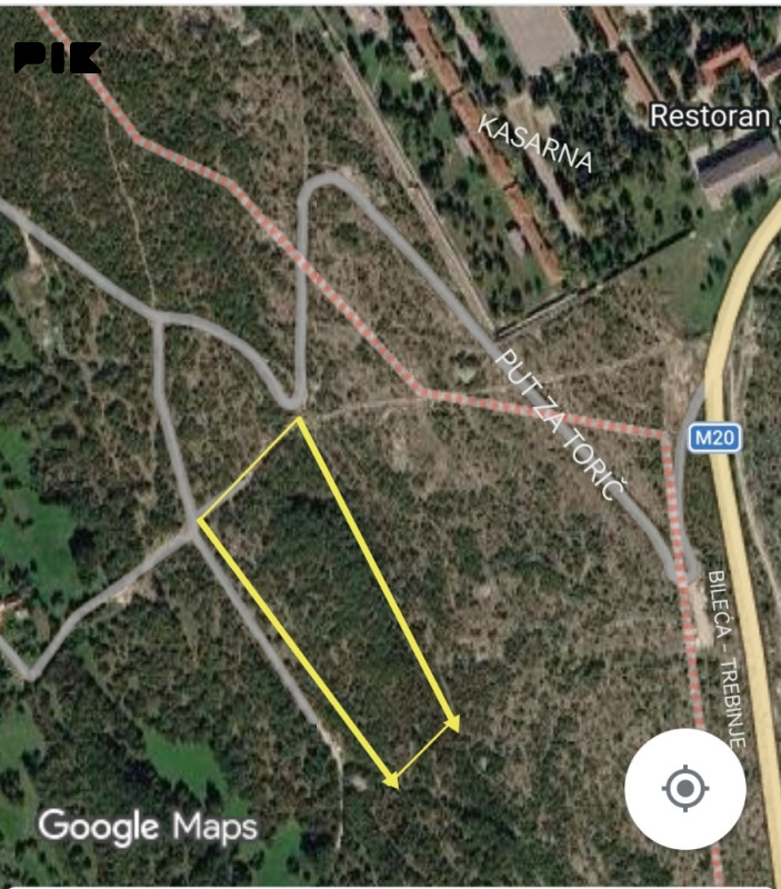 Zemljište Bileća 12000m2