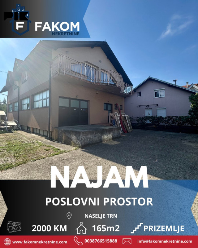 Iznajmljuje se skladišni prostor, naselje Trn