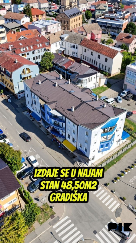 Stan za iznajmljivanje - Gradiška 48,50 m2