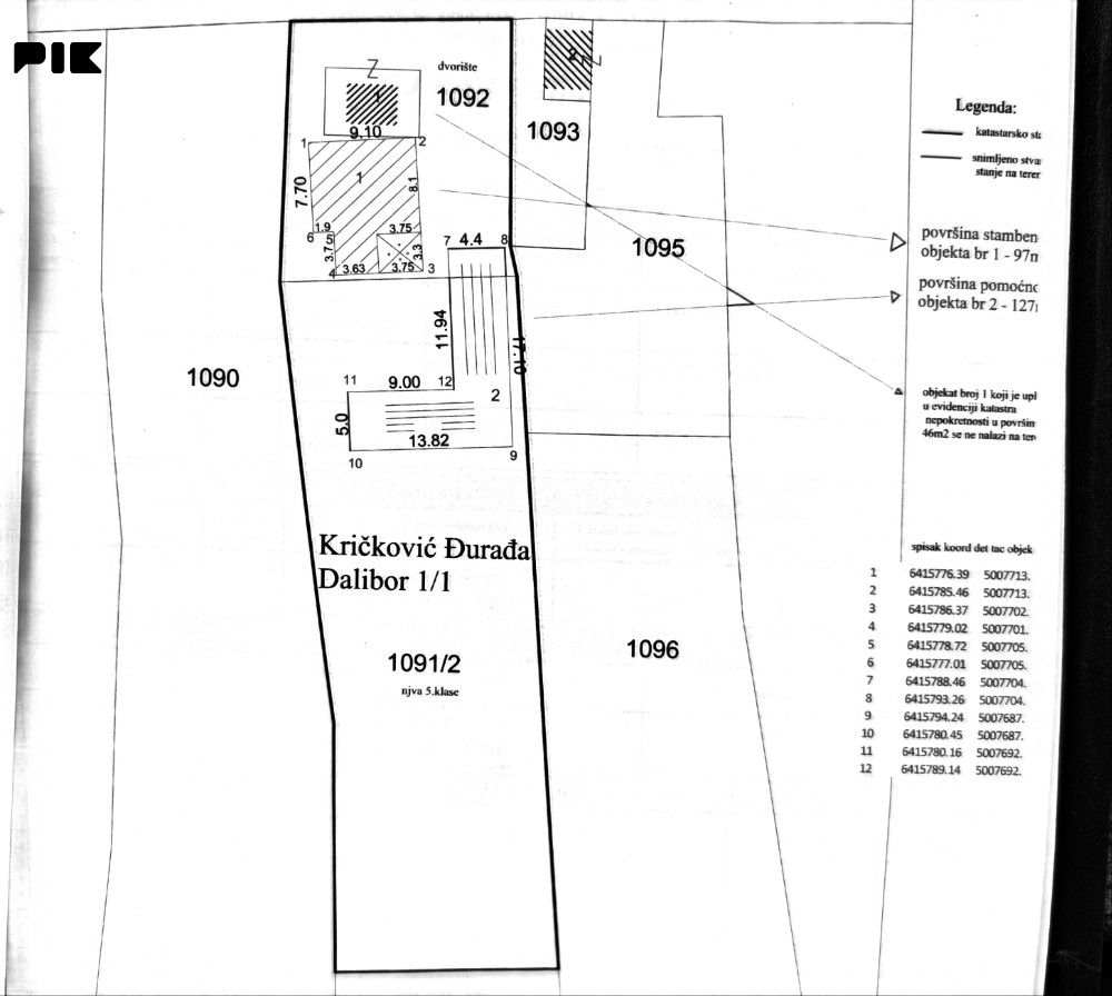 Kozarska Dubica Kuća 97 m + ljetna 164 m + zemljište 1.552 m 3