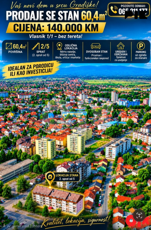 Stan/apartman Gradiška