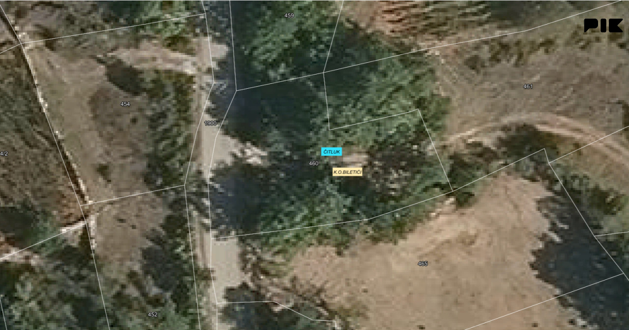 Zemljište Biletić Brdo  Ćitluk 568m2