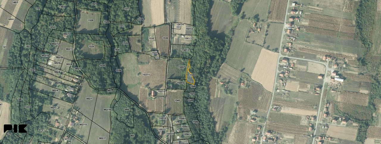 Zemljišta sa šumom Gornji Orlovci, KO Božići 6