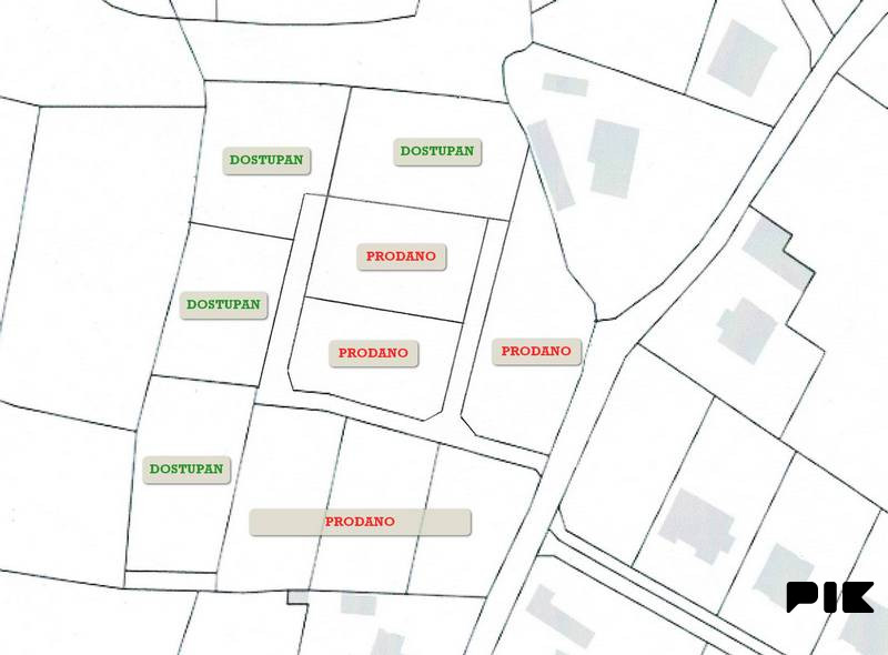 Plac zemljište 550m2 Zalužani Banja Luka