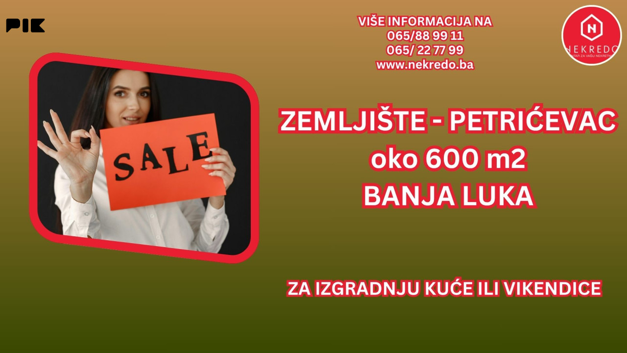 ZEMLJIŠTE PETRIĆEVAC BANJA LUKA