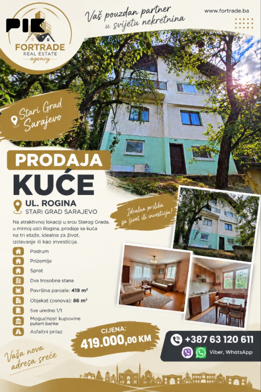Kuća u Sarajevu - Stari Grad