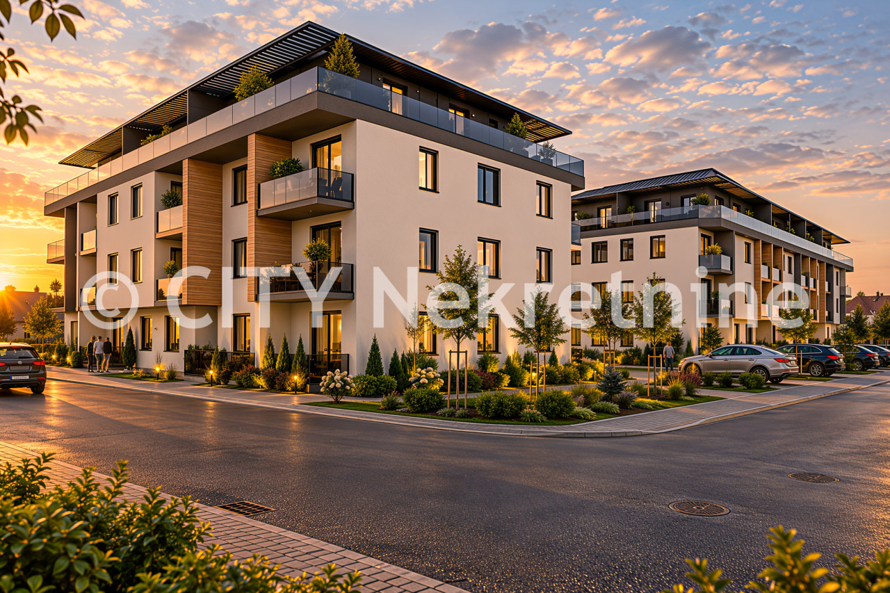 Garsonjera - Novogradnja - PARKSIDE Nedžarići - Novi grad - 34 m2