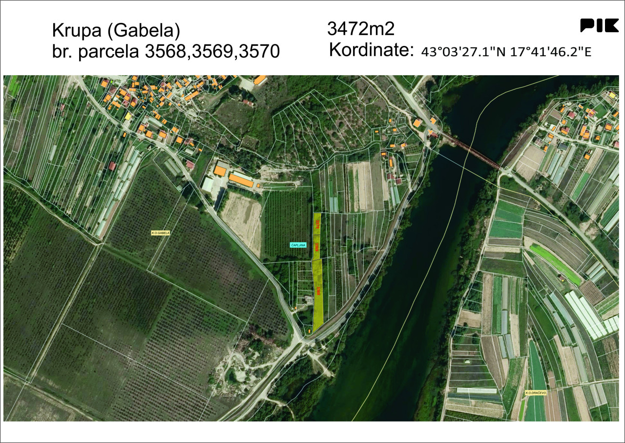 Zemljišta Čapljina 3472m2