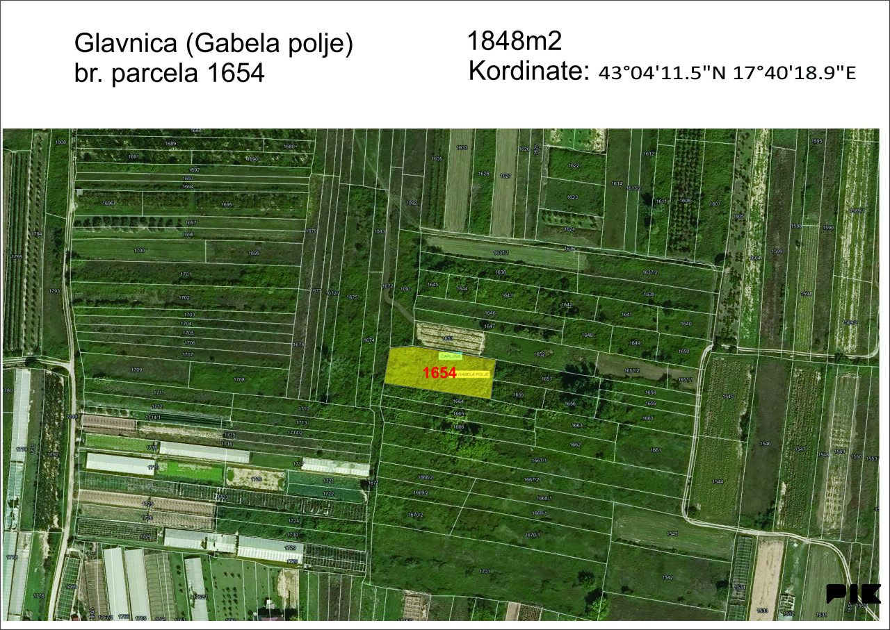 Zemljišta Čapljina 3472m2 3