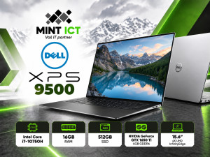 Dell XPS 9500 - i7-10750H; 16GB RAM; 512GB SSD; GTX 1650 TI