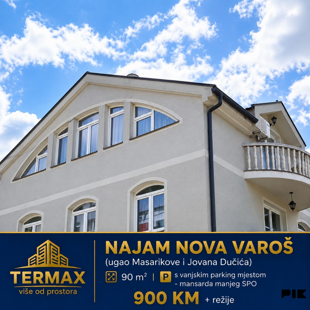 NOVA VAROŠ 90 m2 - mansarda manjag SPO 2