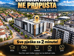 Stan 48m2  Istočno Sarajevo prodaja Novogradnja