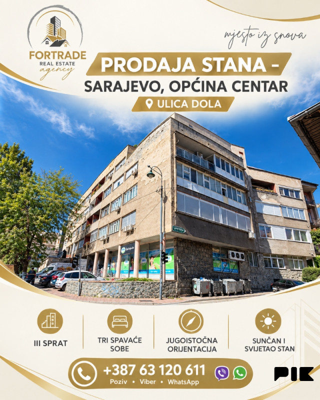 Četvorosoban stana Sarajevo - naselje Mejtaš 3
