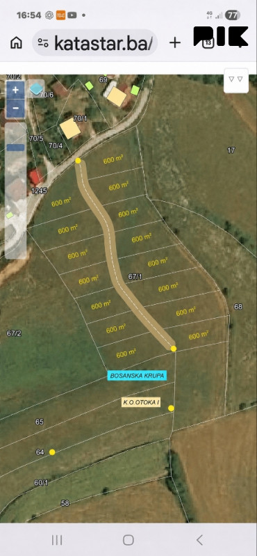 Zemljište  Otoka 061 850 929