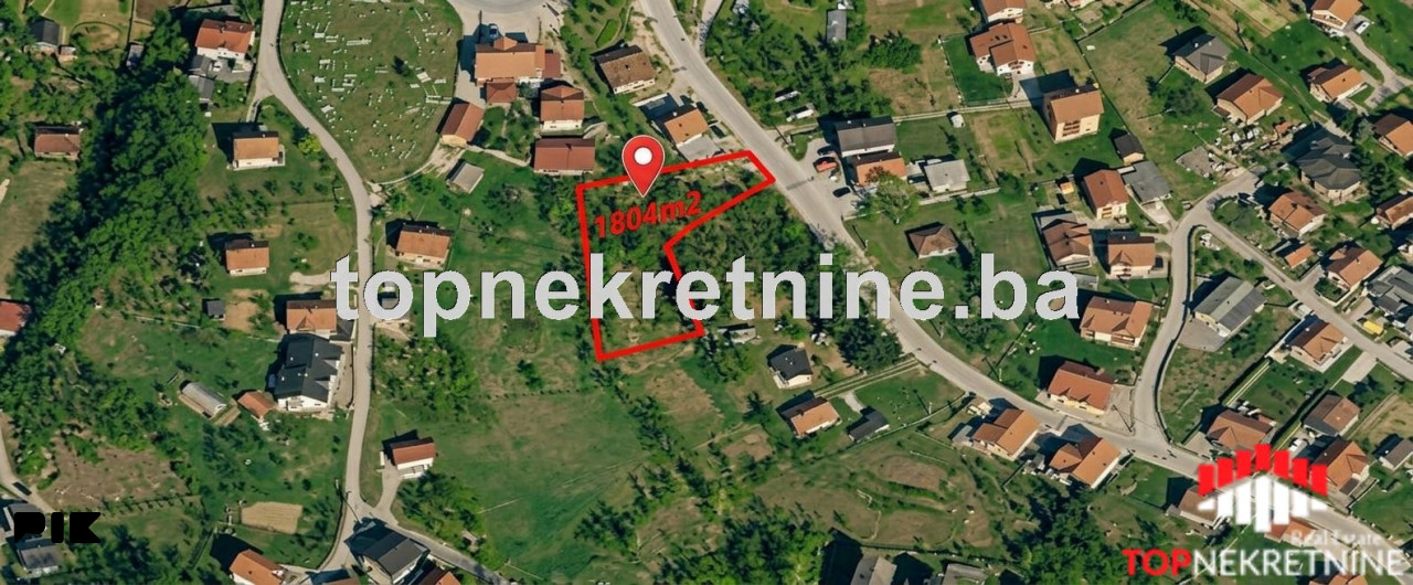 Zemljište ukupne površine 1804m2 u Ahatovićkoj ulici, Dobroševići 11