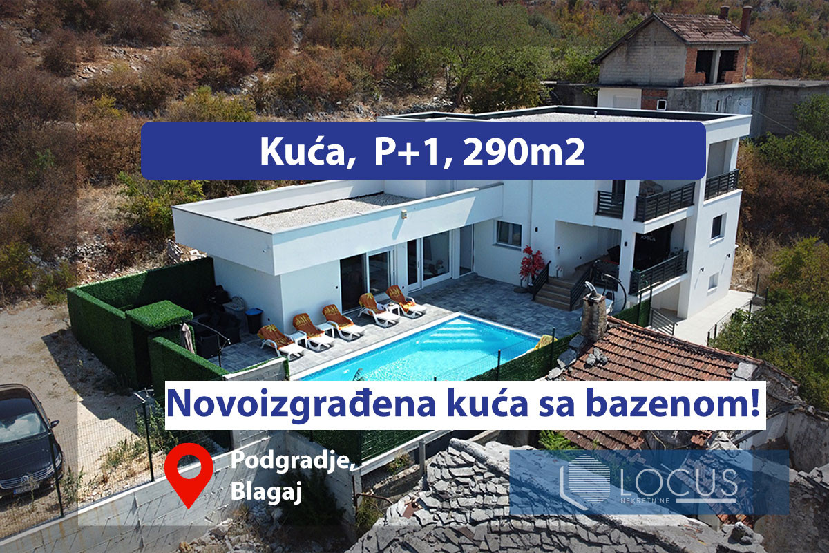 LOCUS: Luksuzna kuća sa bazenom, Blagaj, Mostar