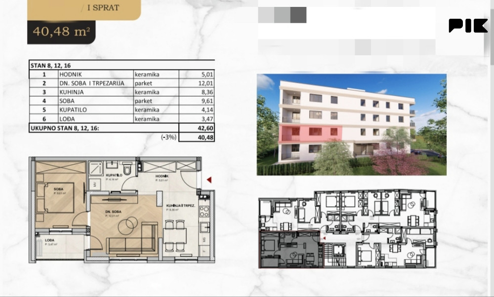 PRODAJA  Paprikovac stanovi od 40m2-70m2 2