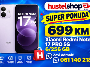 XIAOMI REDMI NOTE 17 PRO  5G 6/256GB NOVI MODEL