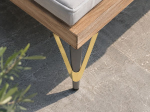 Noga za namještaj Luxerio V: 15cm - 35128