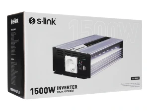 Strujni inverter pretvarač struje sa 12V na 230V 1500W S-Link
