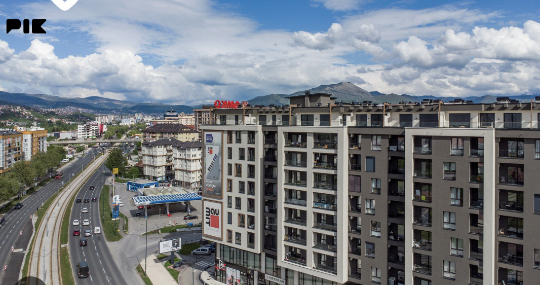 Bulevar Sarajevo, novogradnja, 7. sprat, otvoren pogled 1+1; rent 2