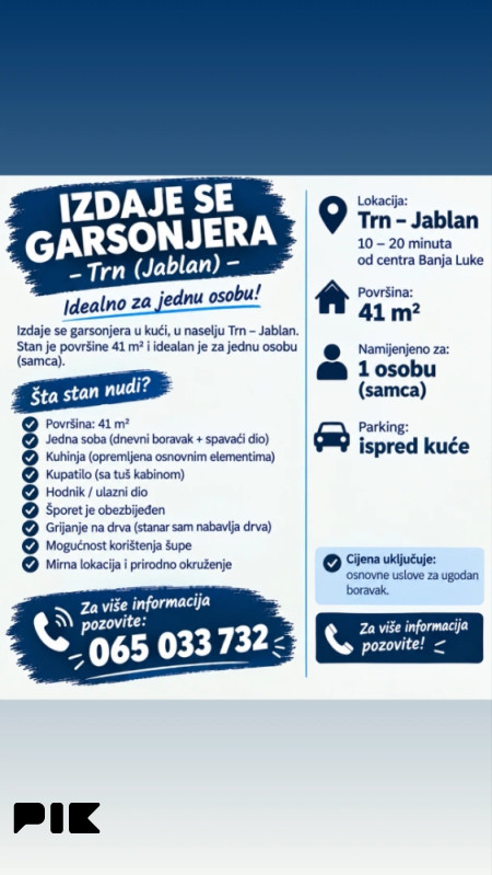 Iznajmljivanje garsonjera