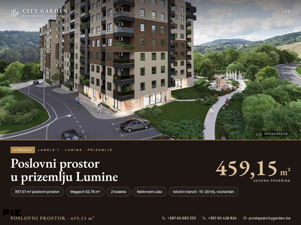 Poslovni prostori Banja Luka 459.15m2