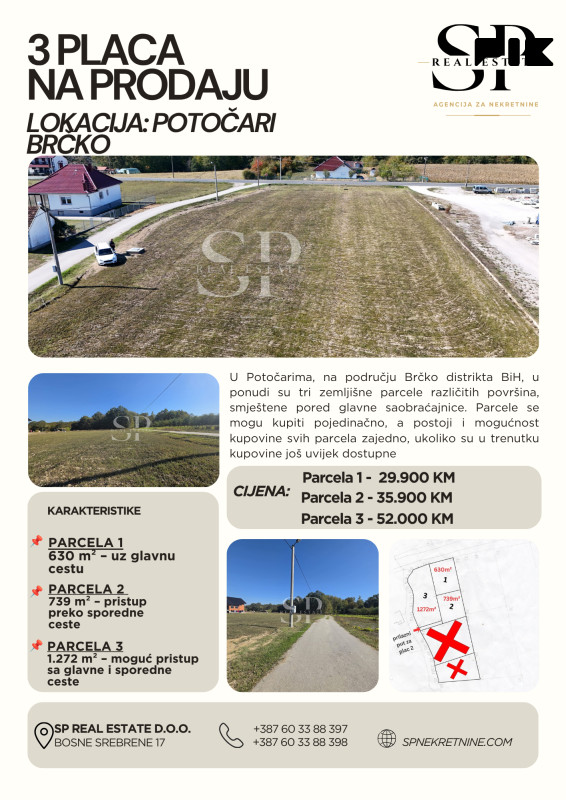 Zemljišta Brčko 630m2