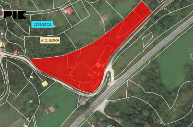 Prostrano zemljište 7.121m2 uz mag. put M18 / Semizovac, Vogošća
